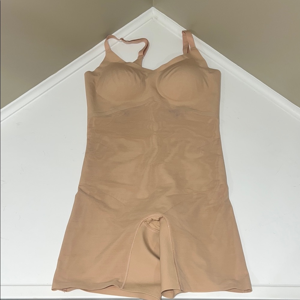 Honeylove Tan Mid-Thigh Bodysuit